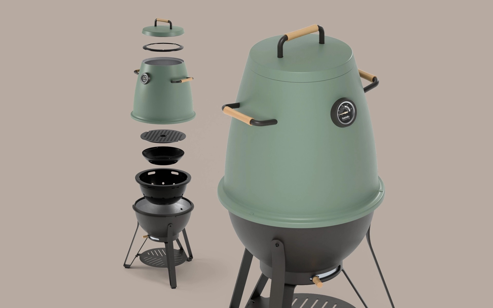 Kandu grill, Kandu, grill